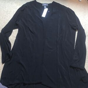 Chico’s Traveler Elegant Black Women's cardigan Top size 3